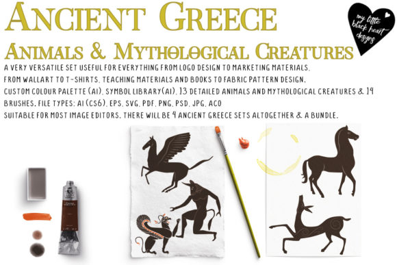 Ancient Greece Bundle: A Graphic Design Asset for Local Business Branding