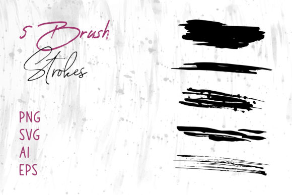 Grunge Brush Strokes Collection for Graphic Design