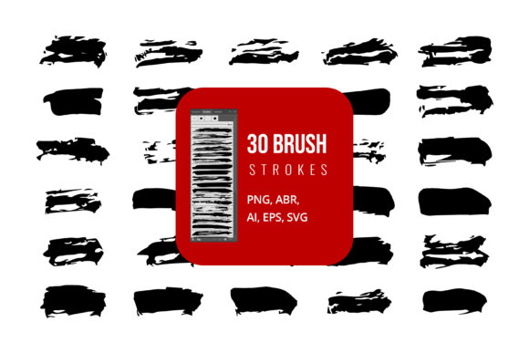 Grungy Brush for Graphics and Branding