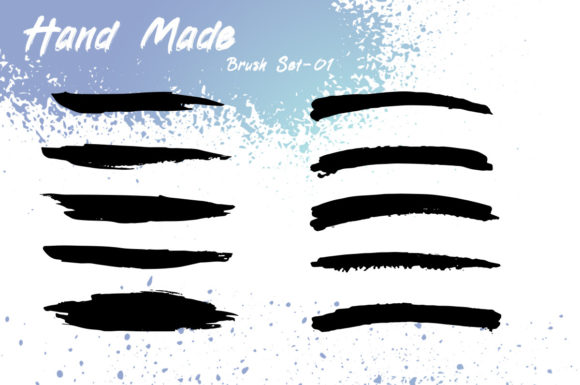 Hand Made Abstract Brush Stroke Set Review