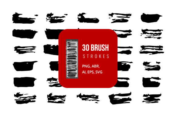 Hand Painted Watercolor Brush Set for Branding and Packaging