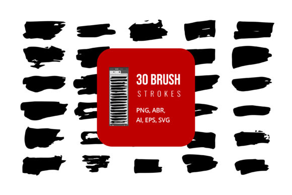 Ink Art Brush Collection for Modern Graphics and Web Design
