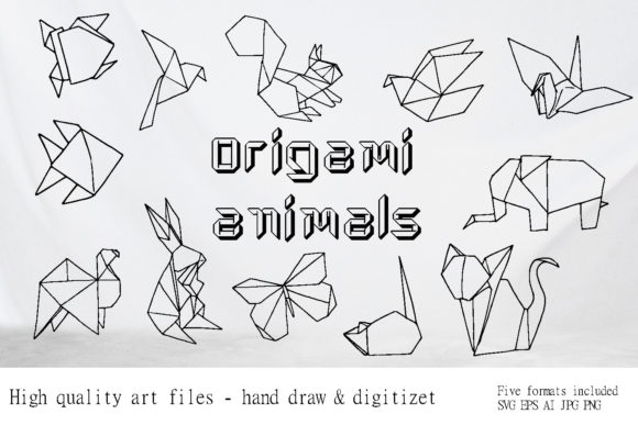 Origami Animals Sublimation Polygon.SVG Review