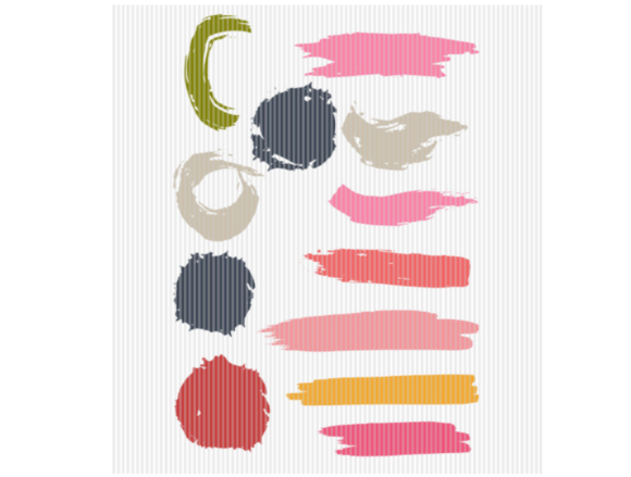 Paint Brush Strokes Graphic for Crafts and Graphics
