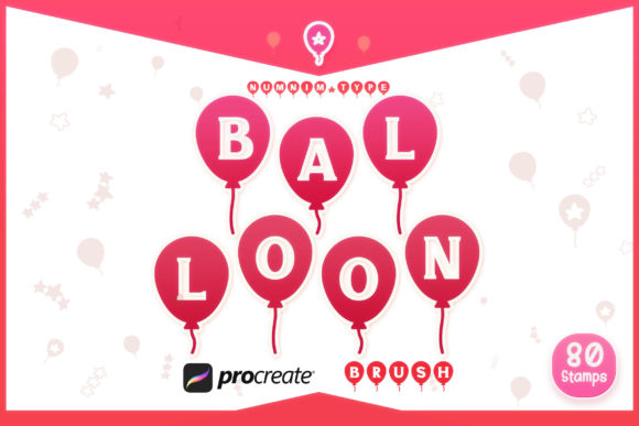 Procreate Brush Balloon Party Alphabets Review