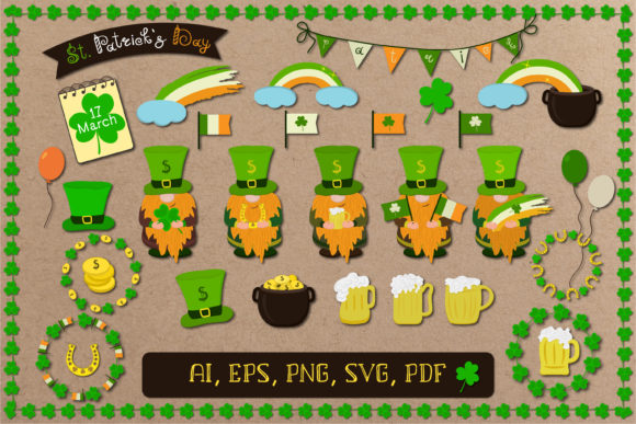 St. Patrick's Day Graphics for Crafting & Handmade Projects